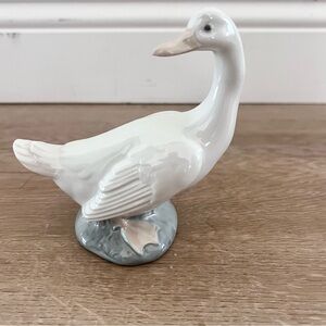 Vintage 1978 Spain NAO Lladro Optimistic Duck Goose Porcelain‎ Figurine 5.25” H